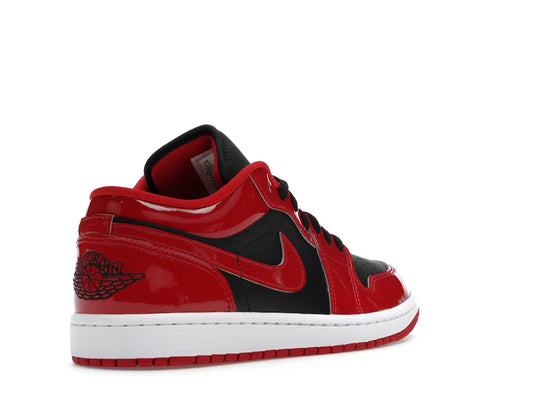 Jordan 1 Low SE Patent Varsity Red Black