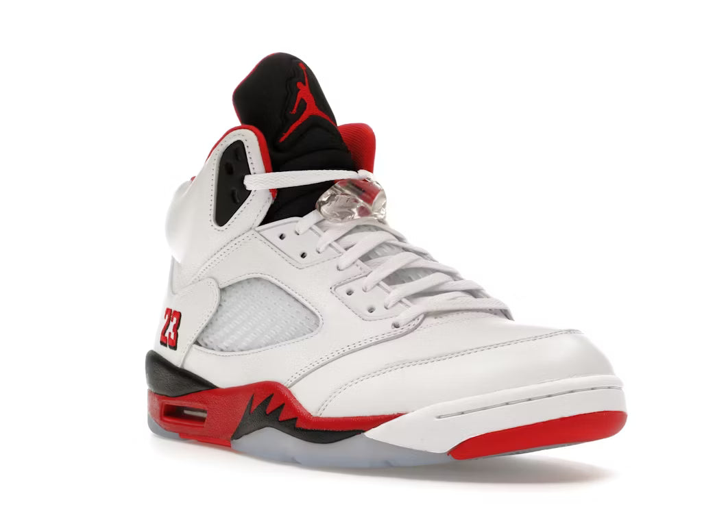 Jordan 5 Retro Fire Red Black Tongue (2025)