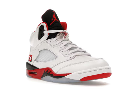 Jordan 5 Retro Fire Red Black Tongue (2025)