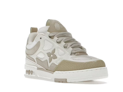 Louis Vuitton LV Skate Sneaker en beige y blanco