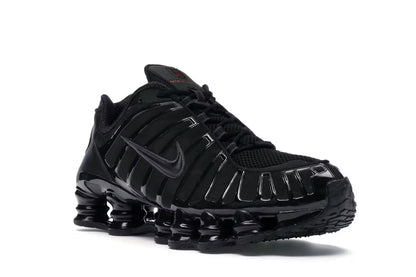 Nike Shox TL en blanco y plateado metalizado