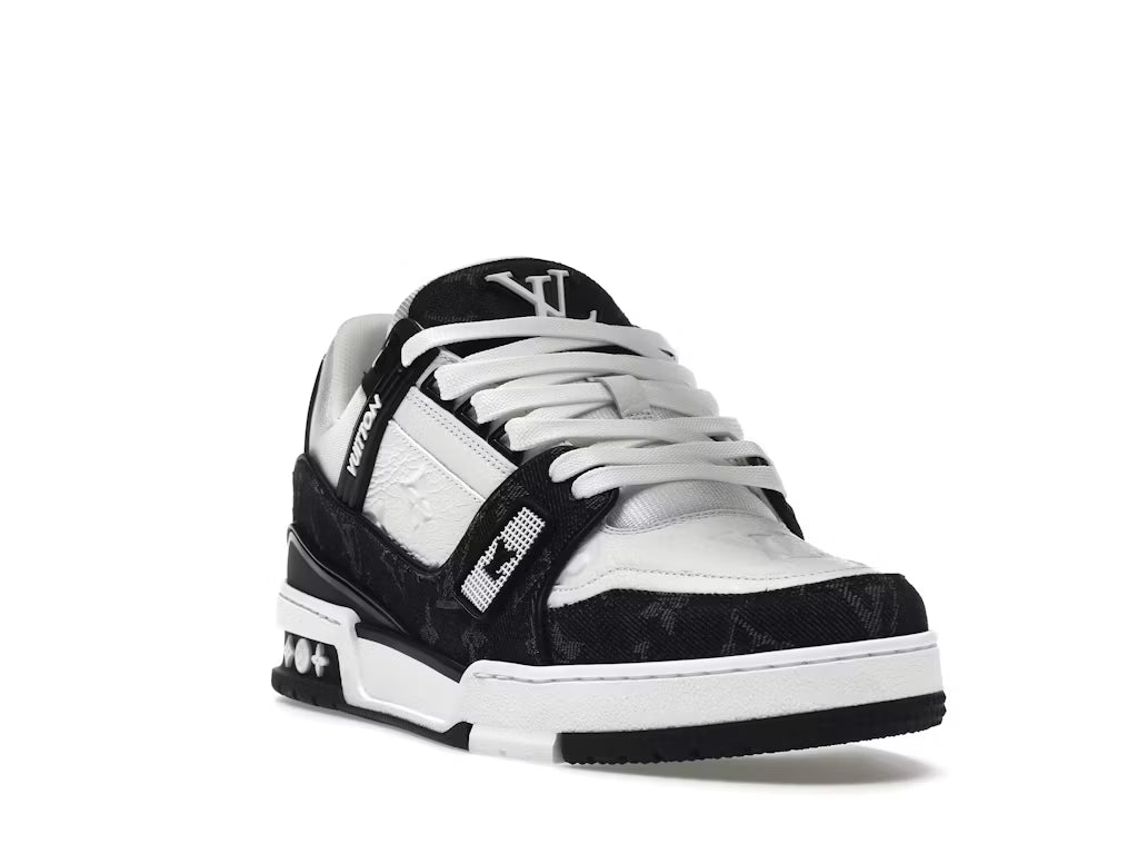 Louis Vuitton LV Trainer en blanco y negro