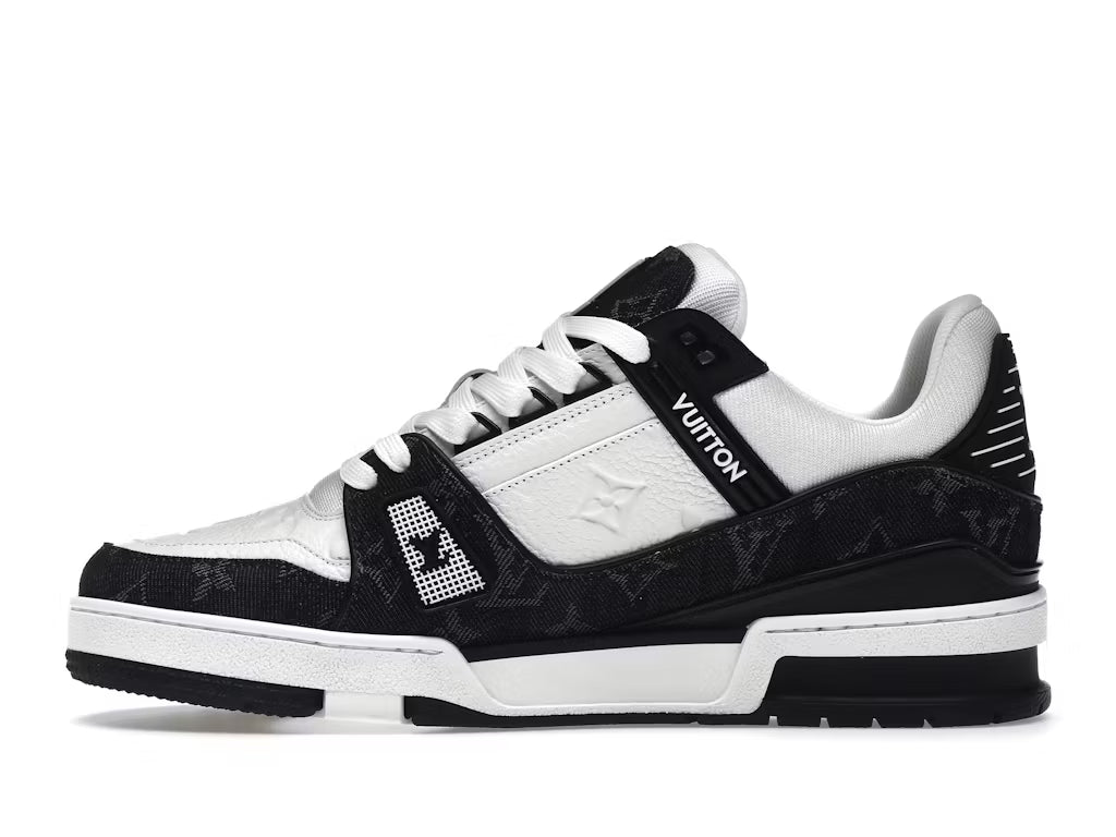 Louis Vuitton LV Trainer en blanco y negro