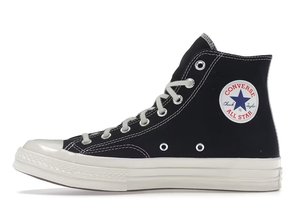 Converse Chuck Taylor All Star 70 Hi Comme des Garcons PLAY Negro