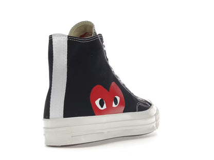 Converse Chuck Taylor All Star 70 Hi Comme des Garcons PLAY Negro