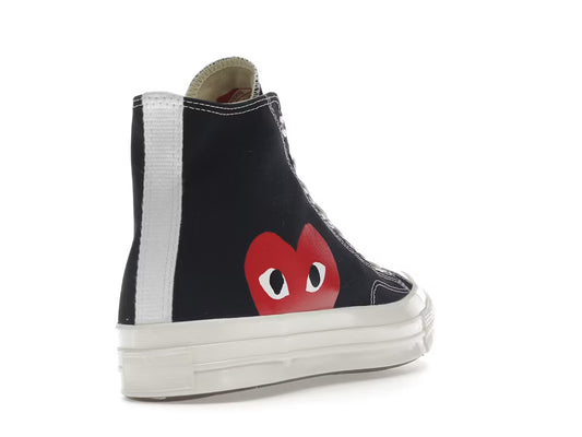 Converse Chuck Taylor All Star 70 Hi Comme des Garcons PLAY Negro