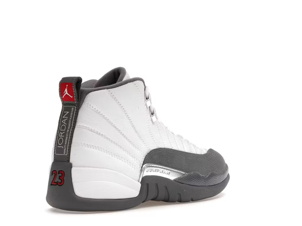 Jordan 12 Retro White Dark Grey