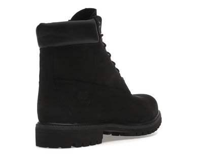 Bota Timberland 6" en nobuck premium en negro