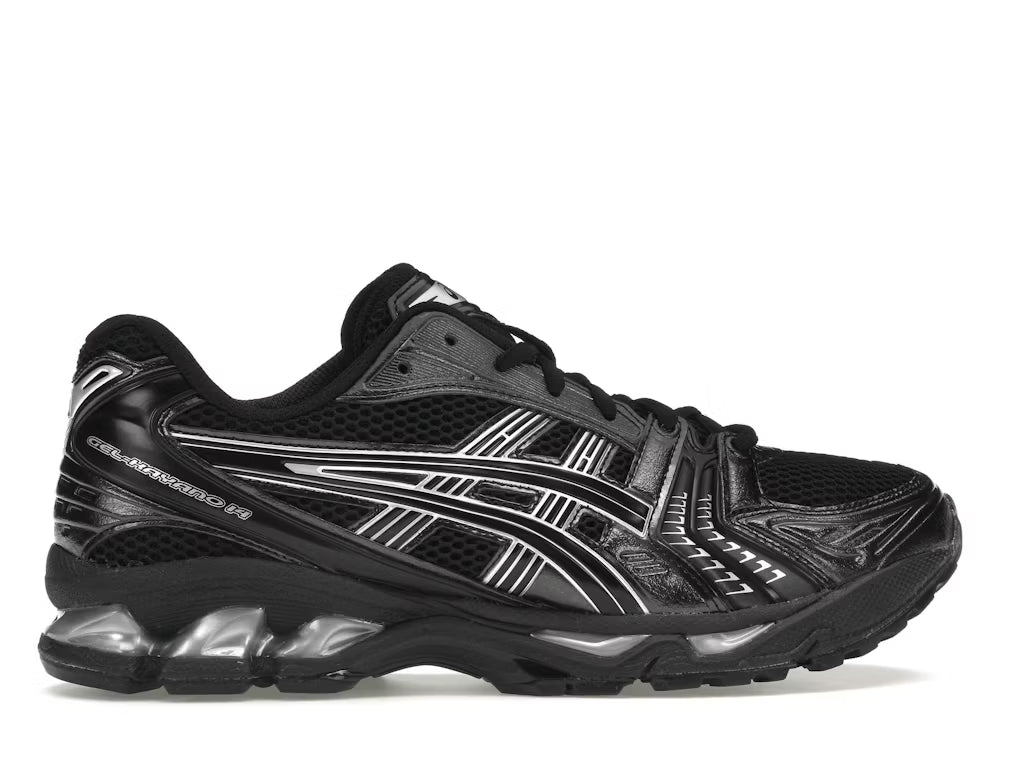 ASICS Gel-Kayano 14 en negro y plateado puro