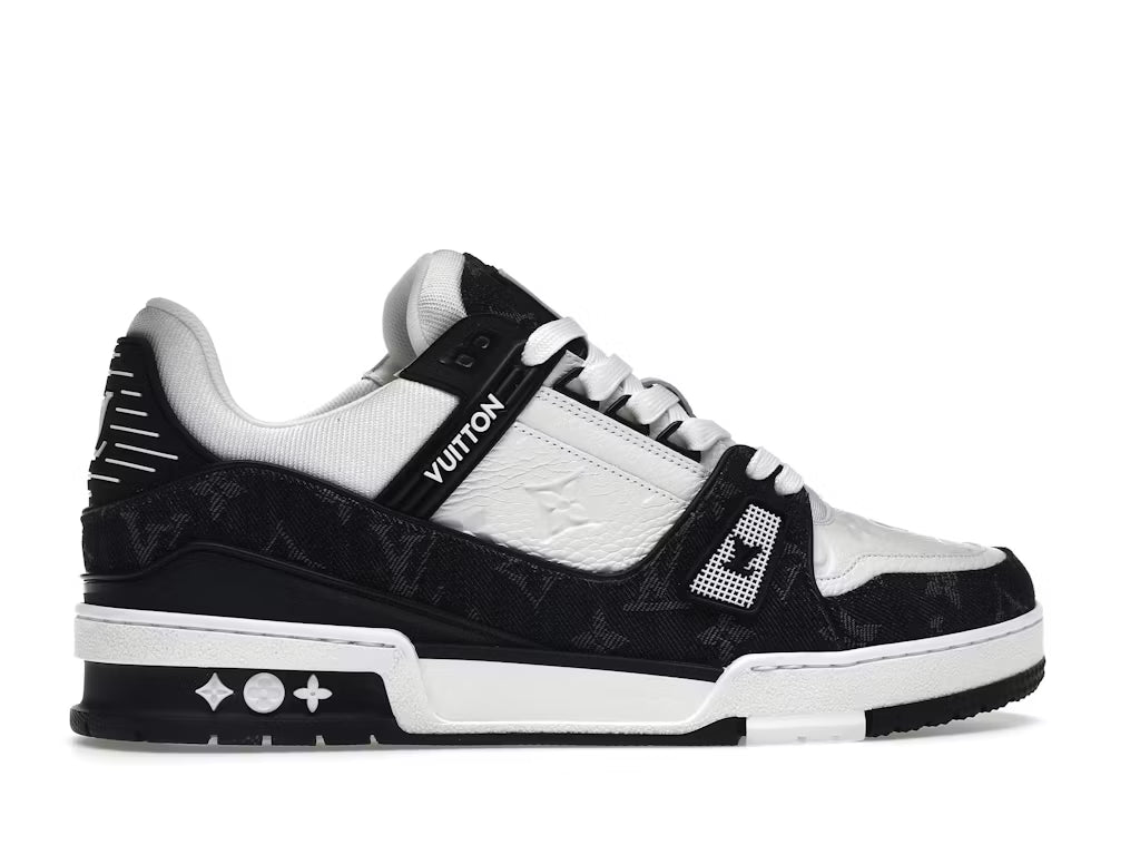 Louis Vuitton LV Trainer en blanco y negro