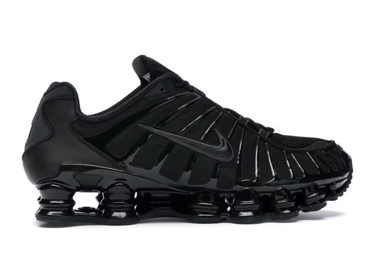 Nike Shox TL en blanco y plateado metalizado